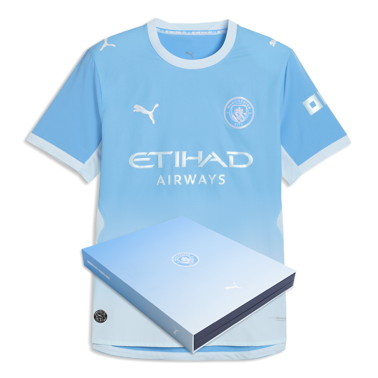 Manchester City Home Authentic Jersey 2026/27 With MIEDEMA 10 Printing in Gift Box