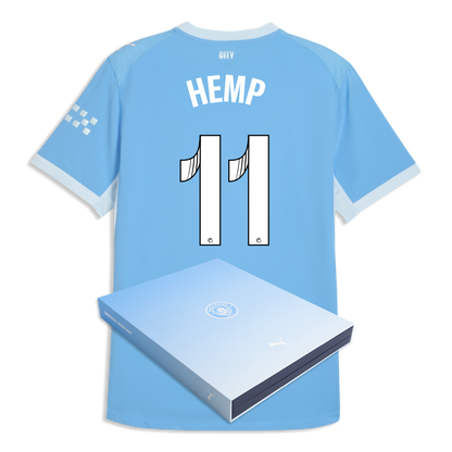Manchester City Home Authentic Jersey 2026/27 With HEMP 11 Printing in Gift Box