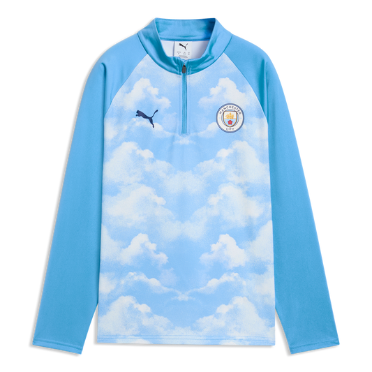 Kids' Manchester City Pre-Match 1/4 Zip Top 2026/27