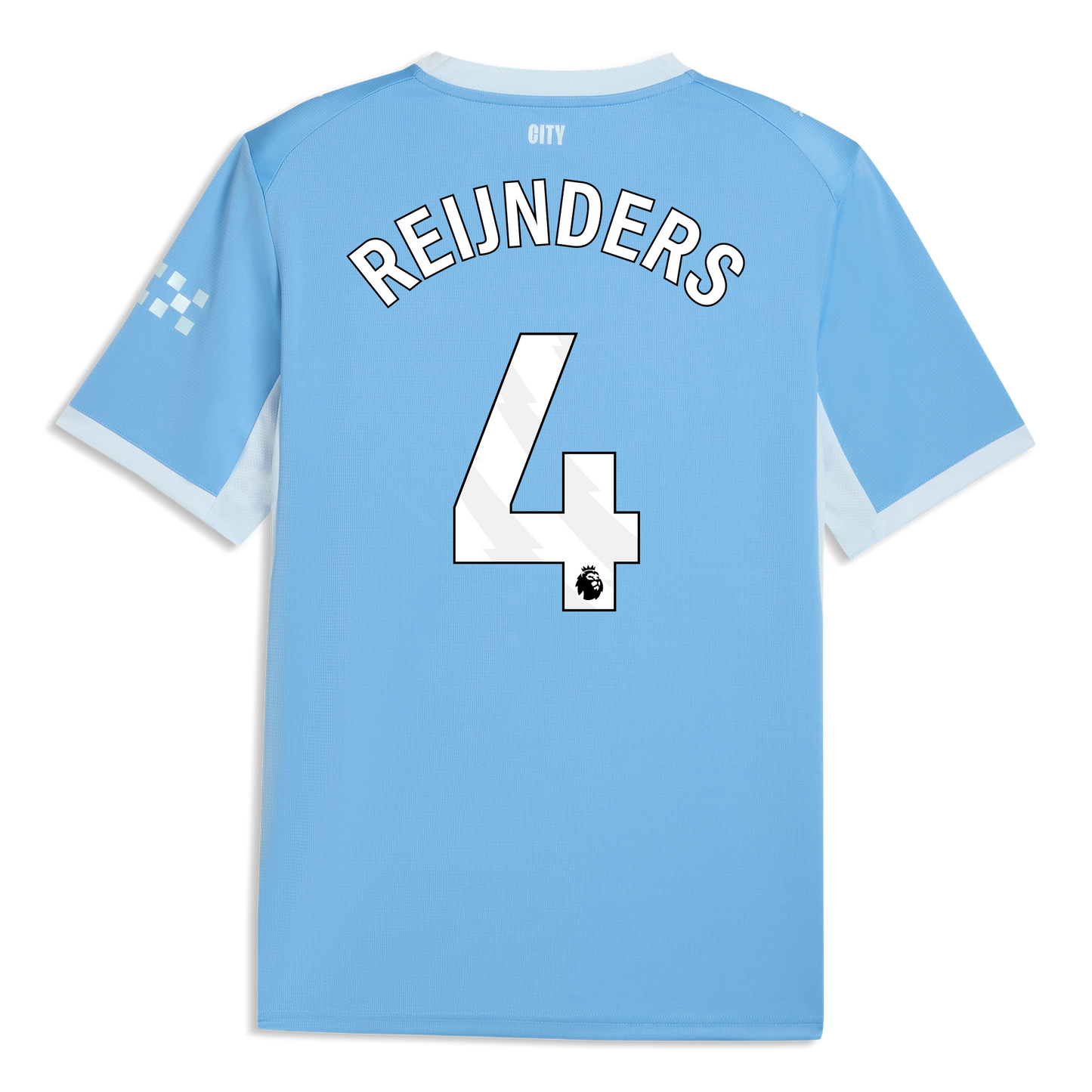 Manchester City Home Jersey 2026/27 With REIJNDERS 4 Printing - Team Light Blue-Icy Blue