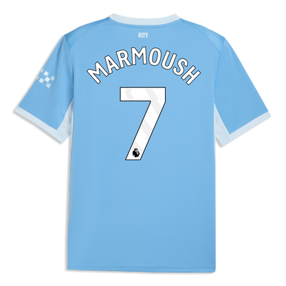 Manchester City Home Jersey 2026/27 With MARMOUSH 7 Printing - Team Light Blue-Icy Blue