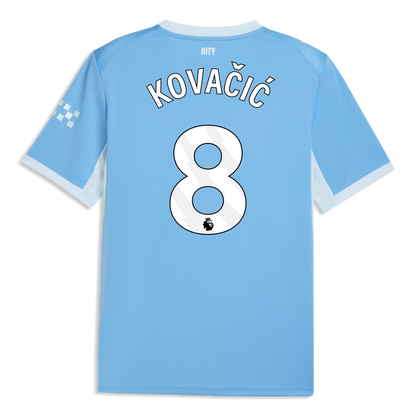 Manchester City Home Jersey 2026/27 With KOVAČIĆ 8 Printing - Team Light Blue-Icy Blue
