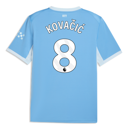 Manchester City Home Jersey 2026/27 With KOVAČIĆ 8 Printing - Team Light Blue-Icy Blue