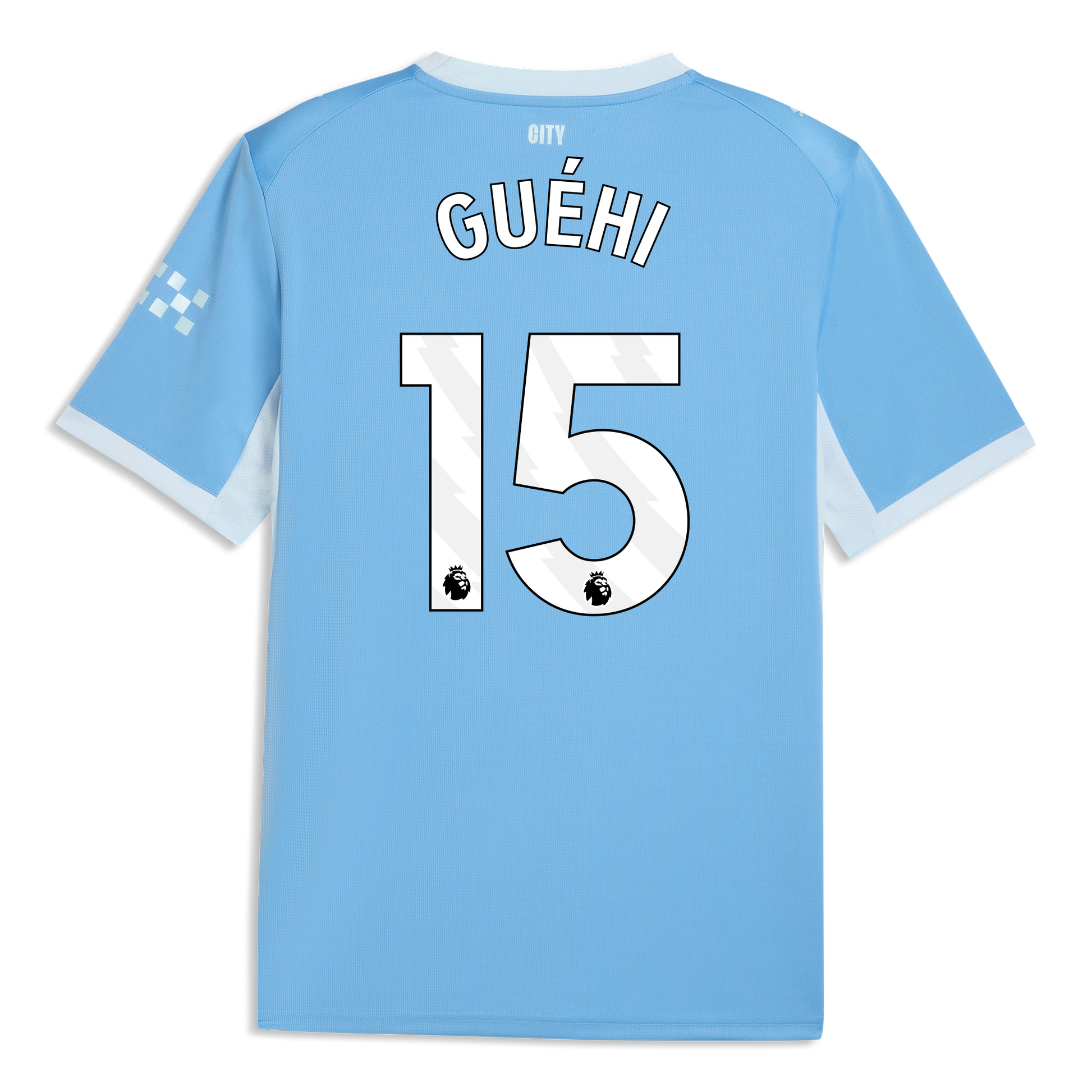 Manchester City Home Jersey 2026/27 With GUÉHI 15 Printing - Team Light Blue-Icy Blue
