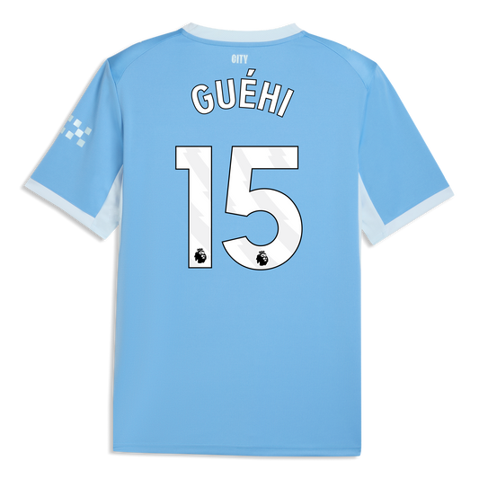 Manchester City Home Jersey 2026/27 With GUÉHI 15 Printing - Team Light Blue-Icy Blue