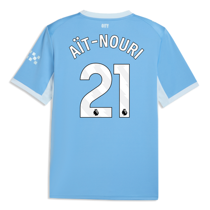 Manchester City Home Jersey 2026/27 With AÏT-NOURI 21 Printing - Team Light Blue-Icy Blue