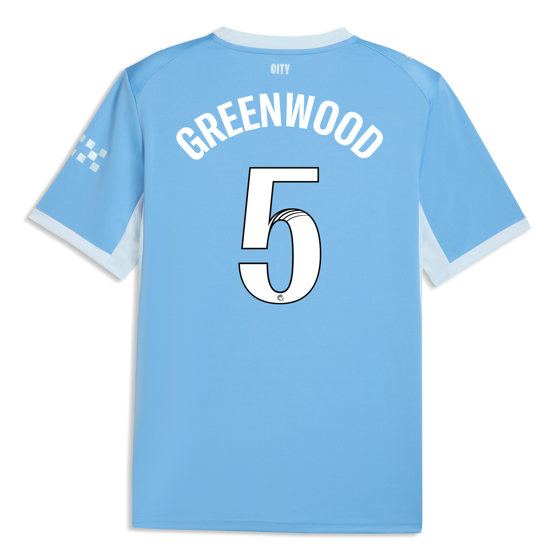 Manchester City Home Jersey 2026/27 With GREENWOOD 5 Printing