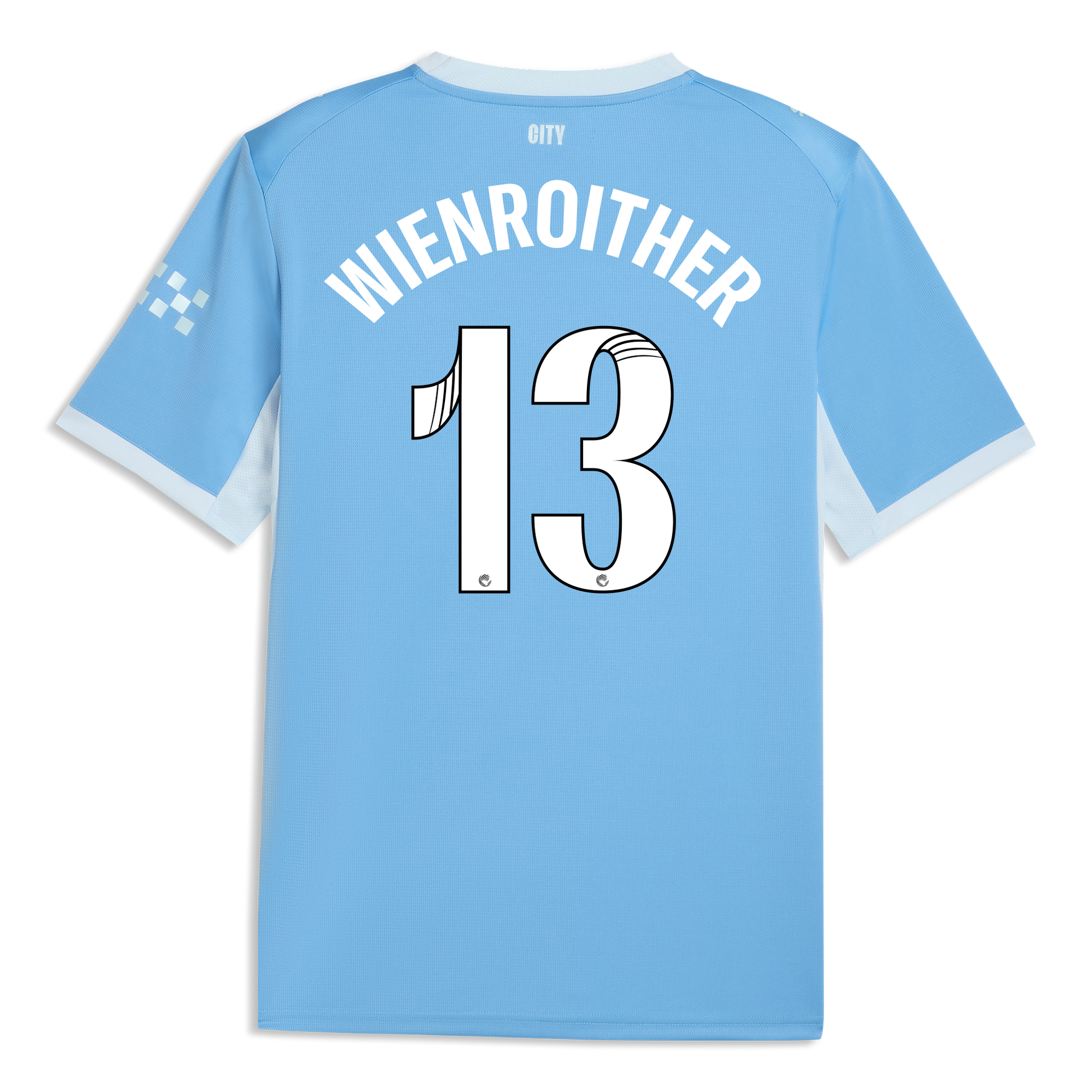 Manchester City Home Jersey 2026/27 With WIENROITHER 13 Printing