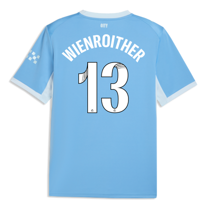 Manchester City Home Jersey 2026/27 With WIENROITHER 13 Printing