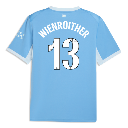 Manchester City Home Jersey 2026/27 With WIENROITHER 13 Printing