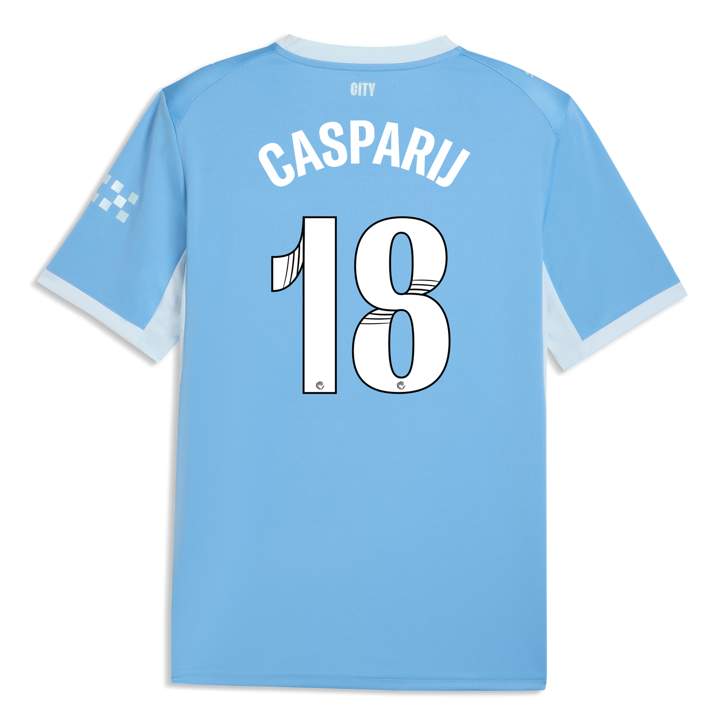 Manchester City Home Jersey 2026/27 With CASPARIJ 18 Printing
