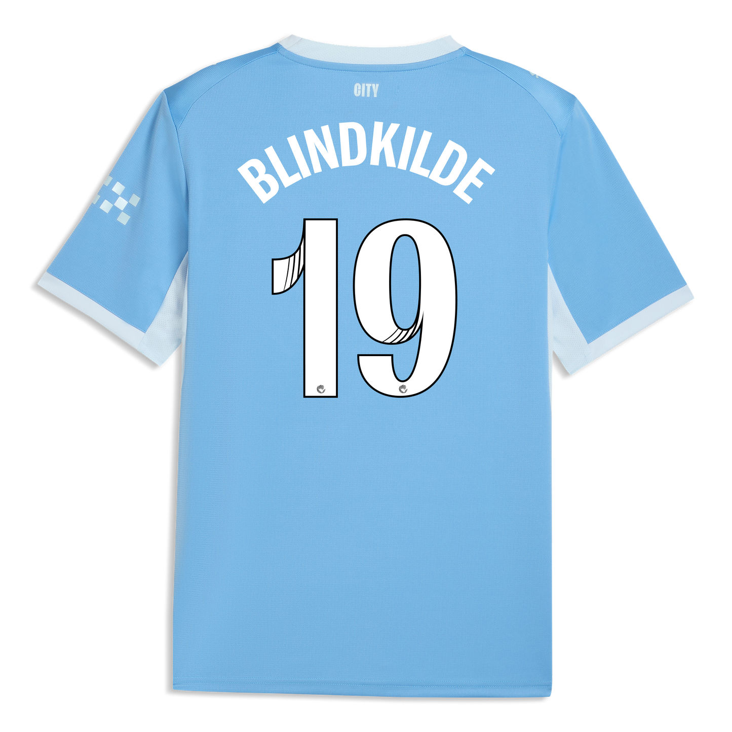 Manchester City Home Jersey 2026/27 With BLINDKILDE 19 Printing