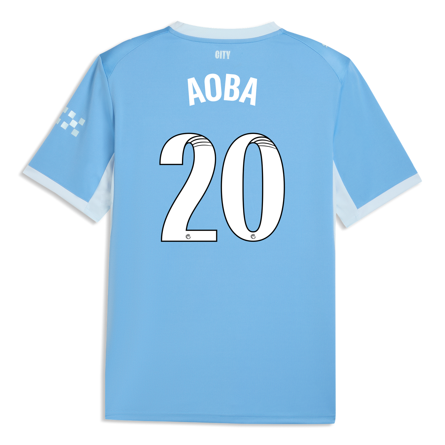 Manchester City Home Jersey 2026/27 With AOBA 20 Printing
