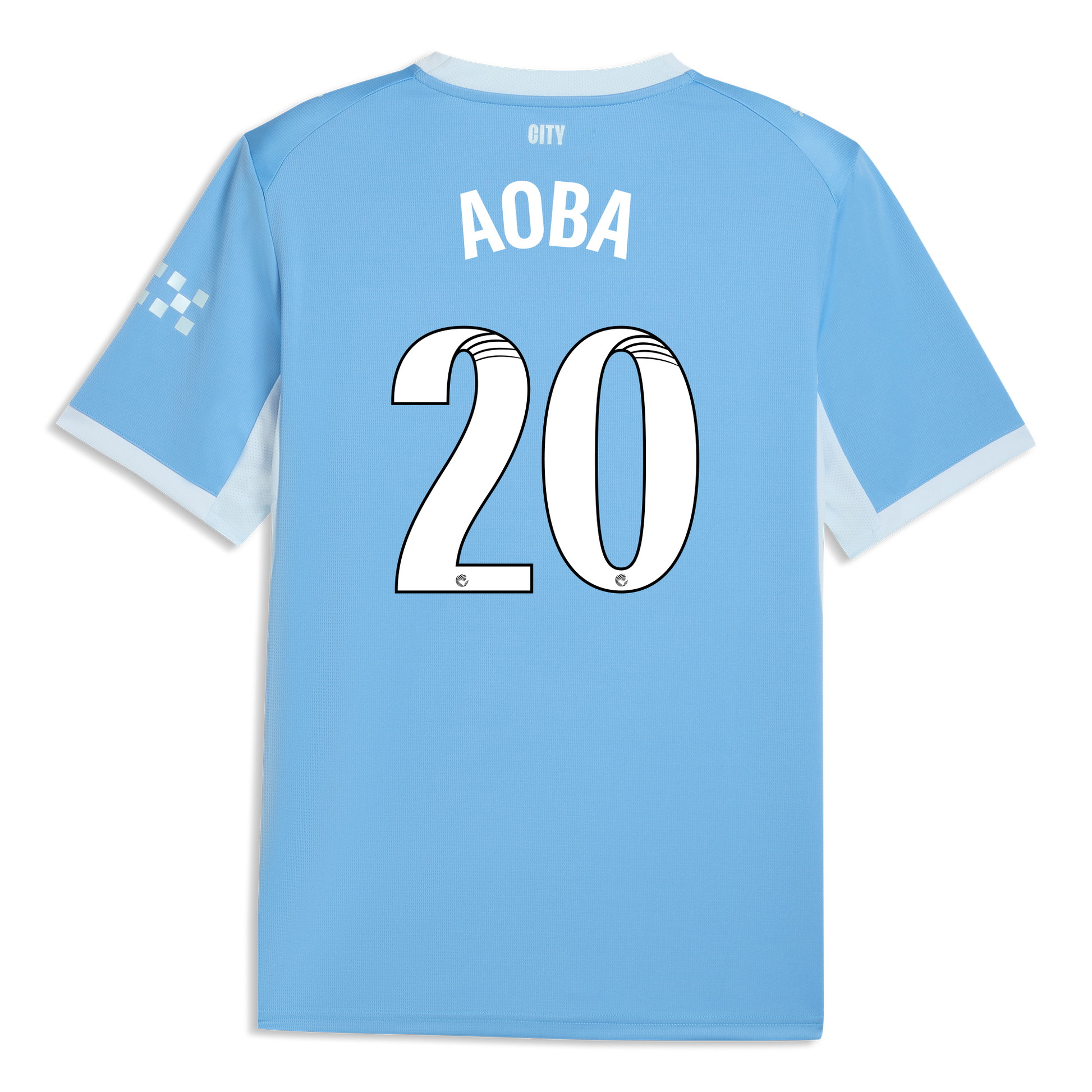 Manchester City Home Jersey 2026/27 With AOBA 20 Printing