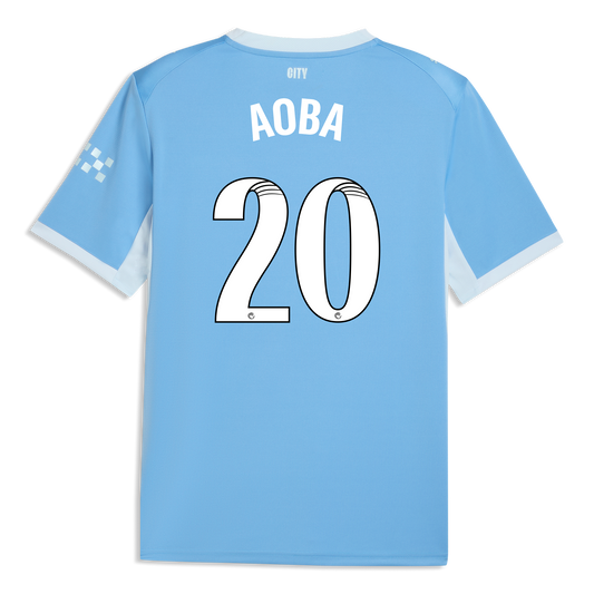 Manchester City Home Jersey 2026/27 With AOBA 20 Printing