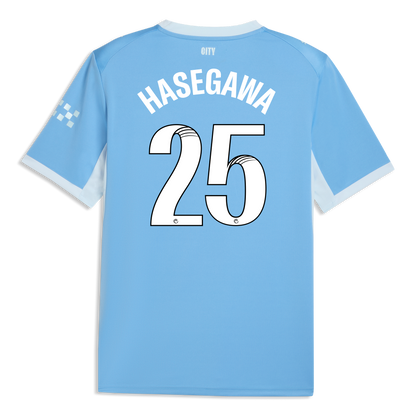 Manchester City Home Jersey 2026/27 With HASEGAWA 25 Printing