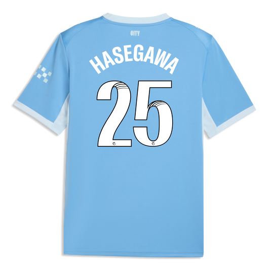 Manchester City Home Jersey 2026/27 With HASEGAWA 25 Printing