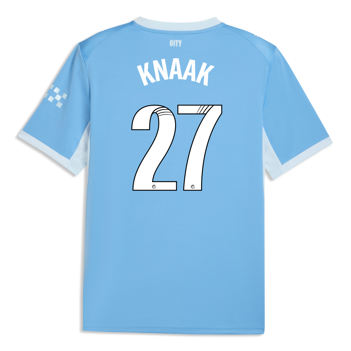 Manchester City Home Jersey 2026/27 With KNAAK 27 Printing
