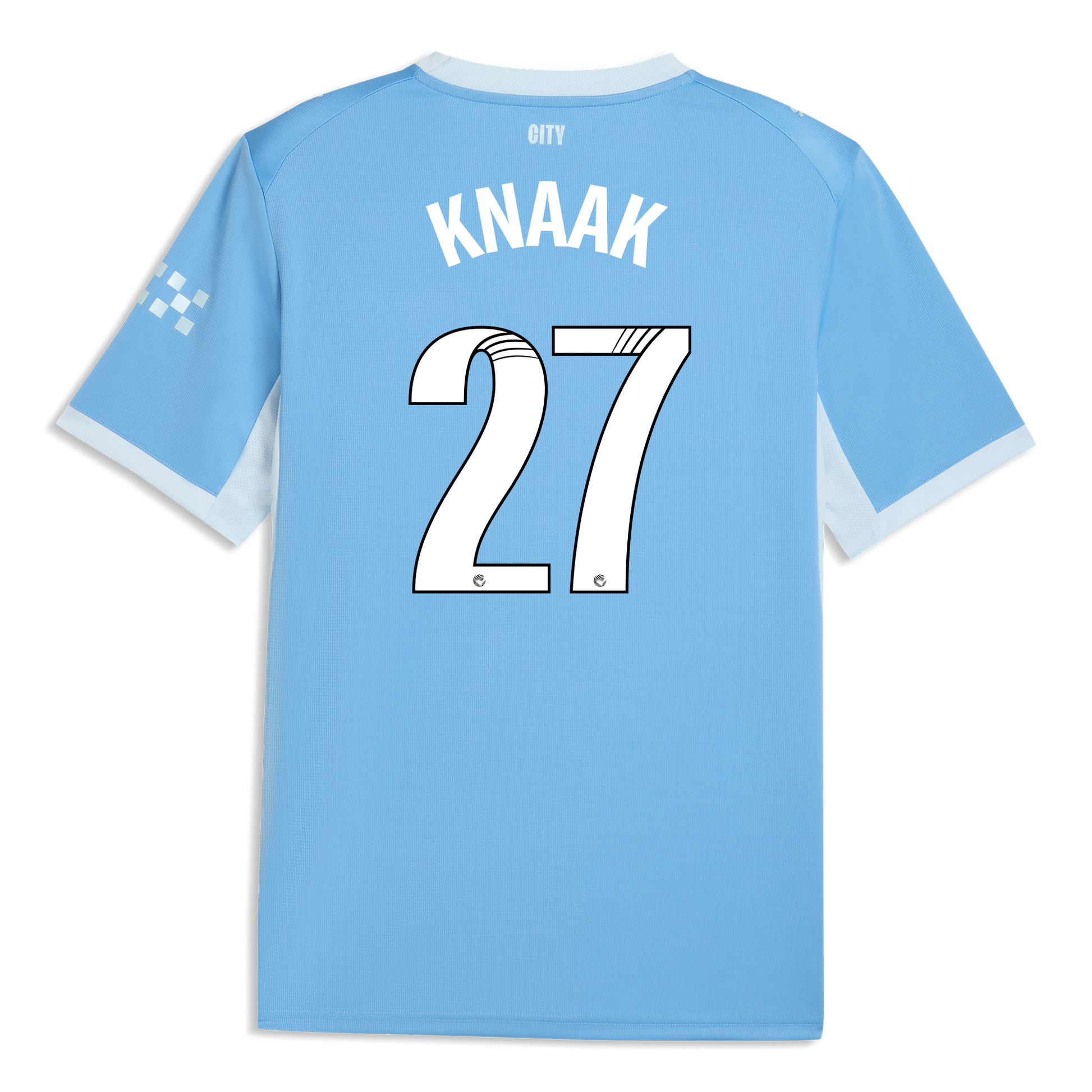 Manchester City Home Jersey 2026/27 With KNAAK 27 Printing