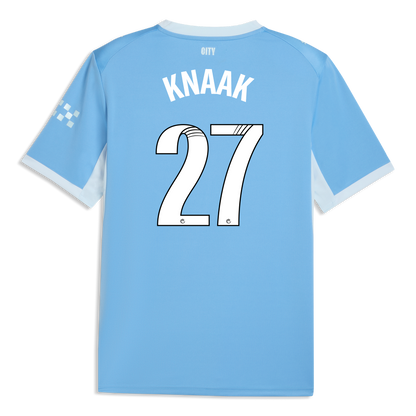 Manchester City Home Jersey 2026/27 With KNAAK 27 Printing