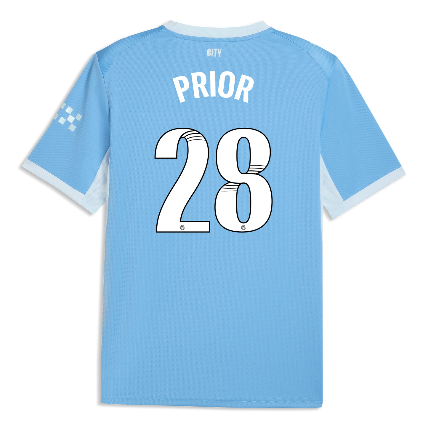 Manchester City Home Jersey 2026/27 With PRIOR 28 Printing