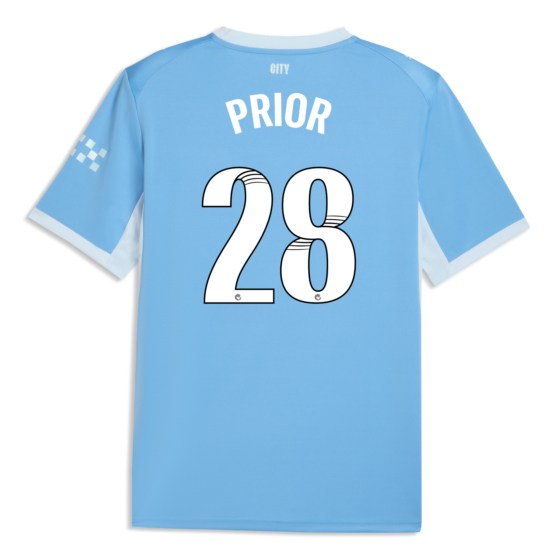 Manchester City Home Jersey 2026/27 With PRIOR 28 Printing