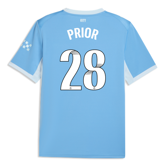 Manchester City Home Jersey 2026/27 With PRIOR 28 Printing