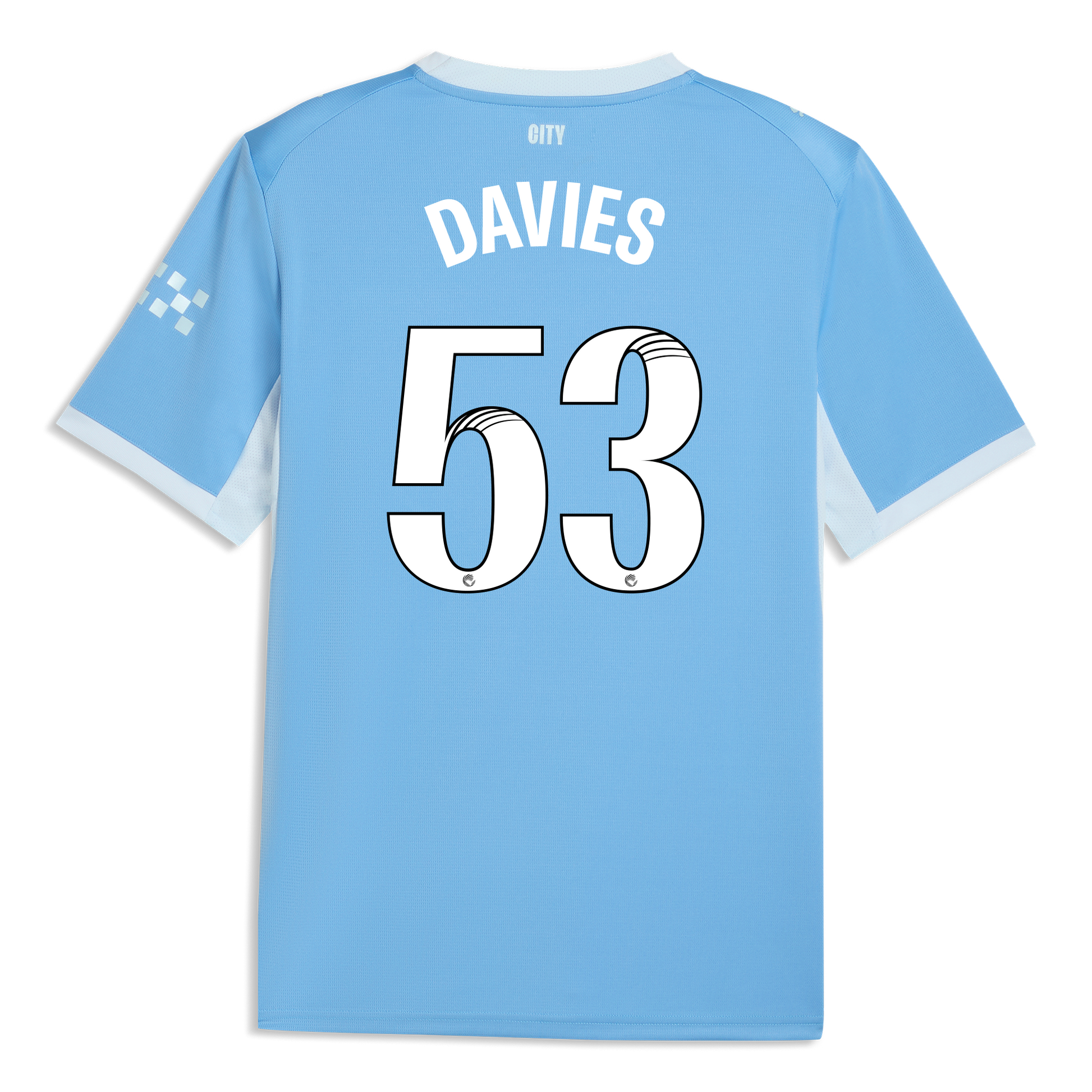 Manchester City Home Jersey 2026/27 With DAVIES 53 Printing