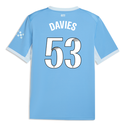 Manchester City Home Jersey 2026/27 With DAVIES 53 Printing
