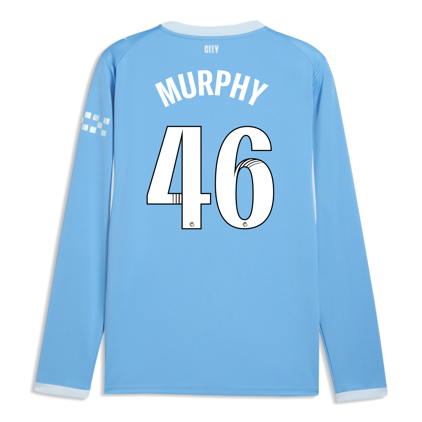 Manchester City Home Jersey 2026/27 Long Sleeve With MURPHY 46 Printing