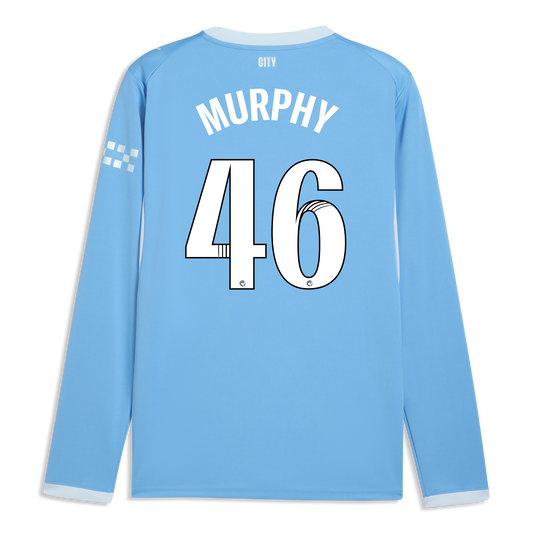 Manchester City Home Jersey 2026/27 Long Sleeve With MURPHY 46 Printing