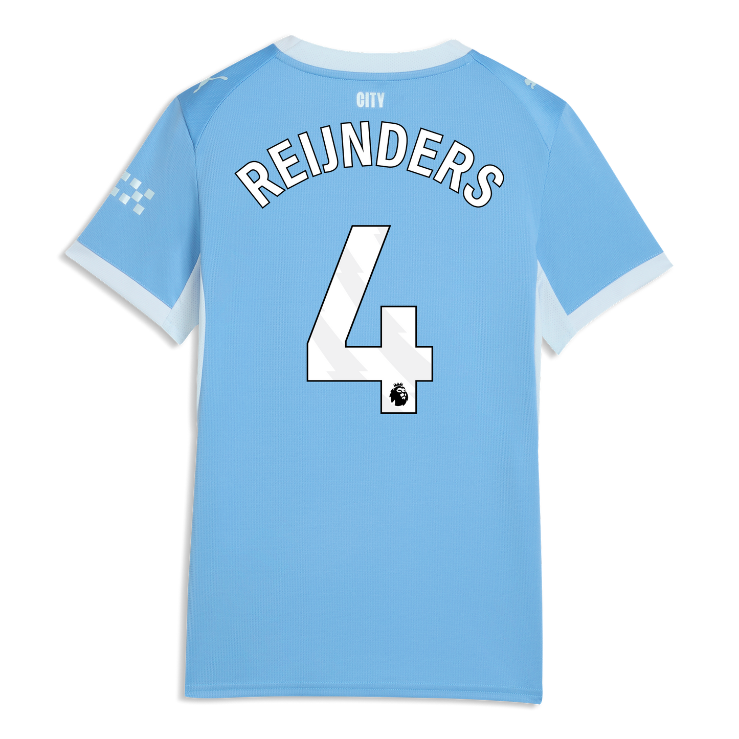 Women's Manchester City Home Jersey 2026/27 With REIJNDERS 4 Printing - Team Light Blue-Icy Blue