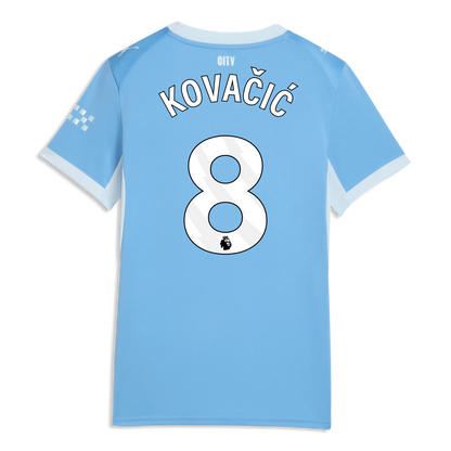 Women's Manchester City Home Jersey 2026/27 With KOVAČIĆ 8 Printing - Team Light Blue-Icy Blue