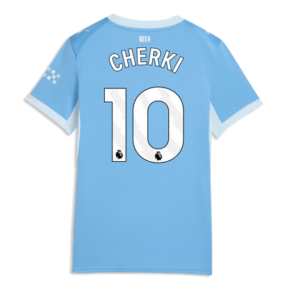 Women's Manchester City Home Jersey 2026/27 With CHERKI 10 Printing - Team Light Blue-Icy Blue