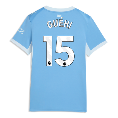 Women's Manchester City Home Jersey 2026/27 With GUÉHI 15 Printing - Team Light Blue-Icy Blue