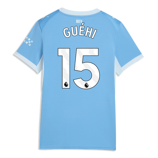 Women's Manchester City Home Jersey 2026/27 With GUÉHI 15 Printing - Team Light Blue-Icy Blue