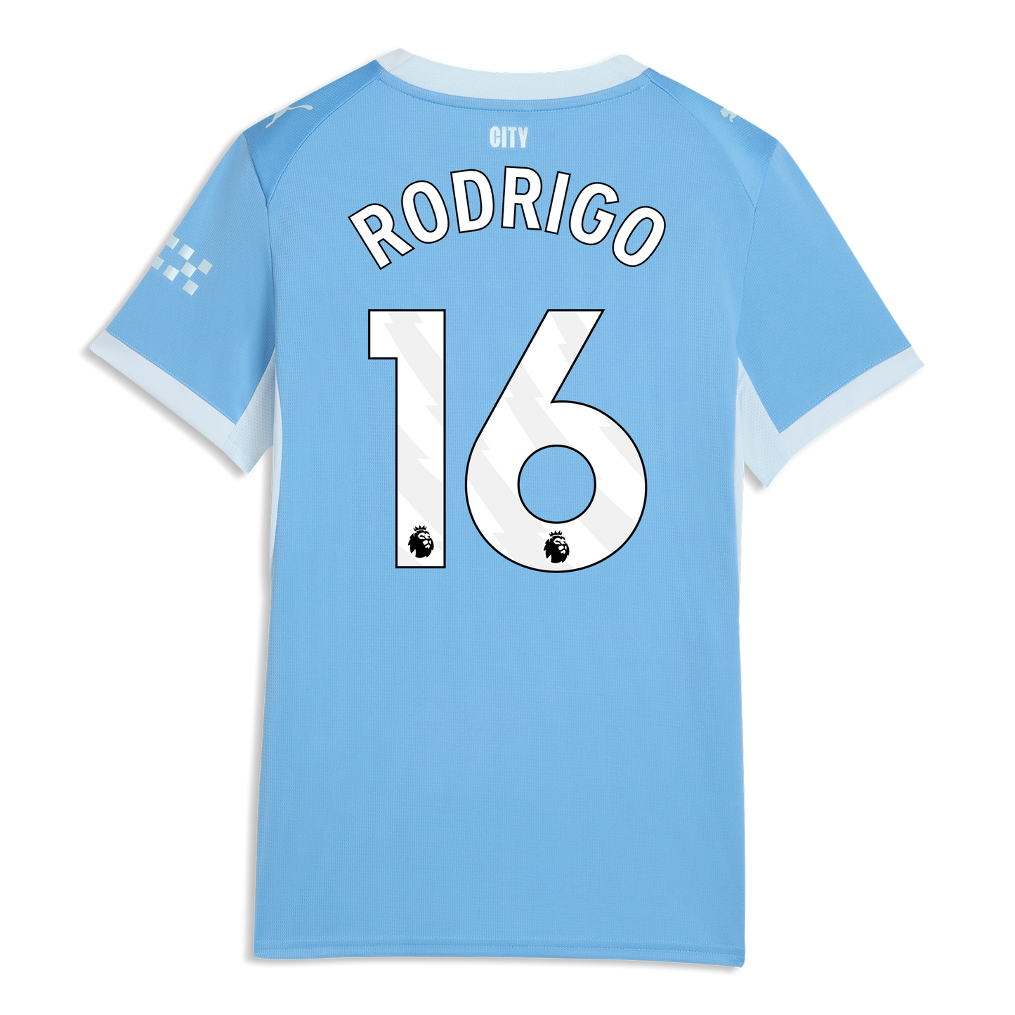 Women's Manchester City Home Jersey 2026/27 With RODRIGO 16 Printing - Team Light Blue-Icy Blue
