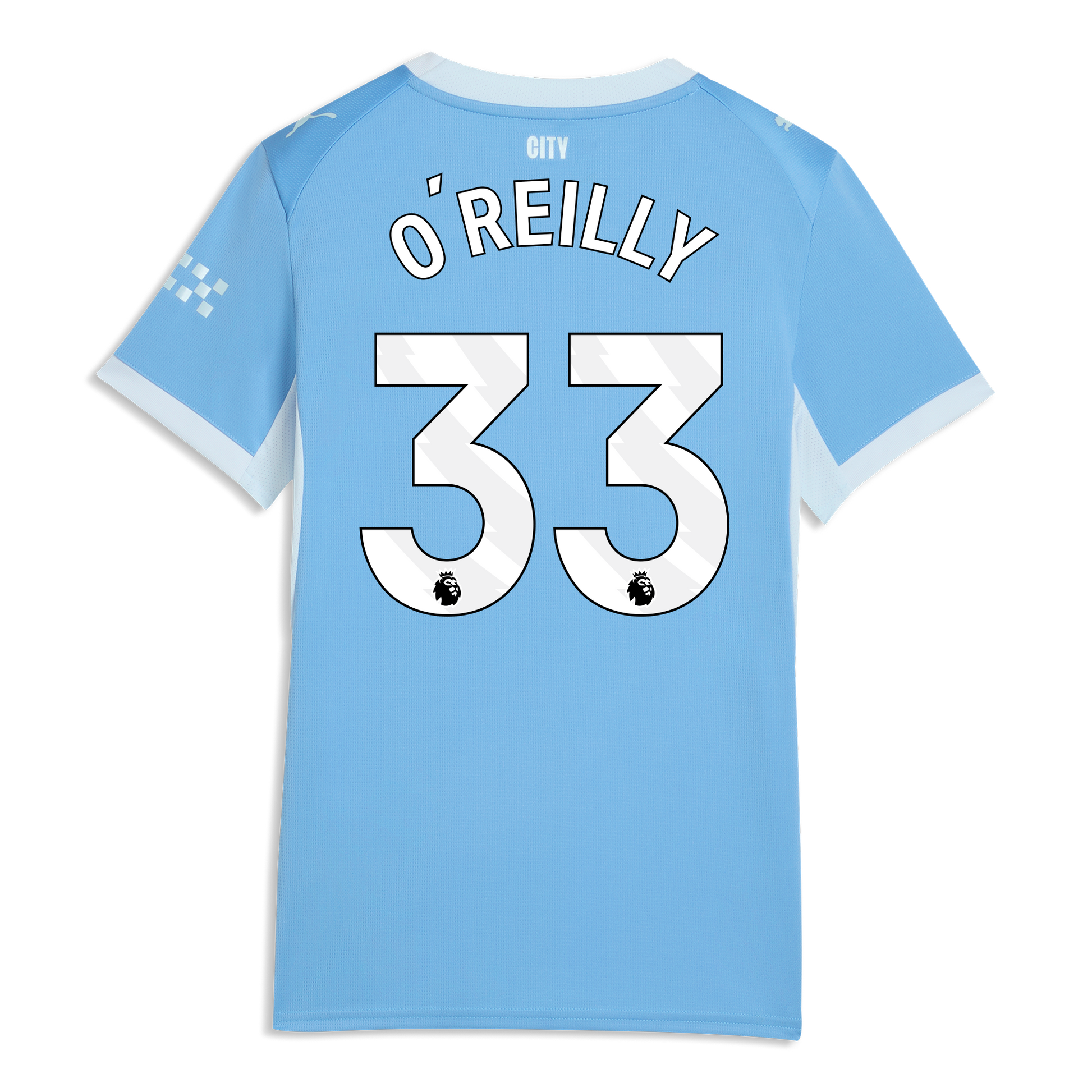 Women's Manchester City Home Jersey 2026/27 With O'REILLY 33 Printing - Team Light Blue-Icy Blue
