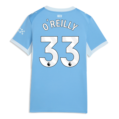 Women's Manchester City Home Jersey 2026/27 With O'REILLY 33 Printing - Team Light Blue-Icy Blue