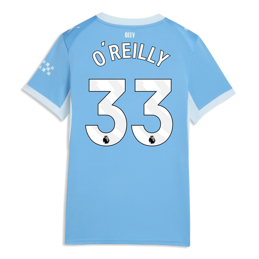 Women's Manchester City Home Jersey 2026/27 With O'REILLY 33 Printing - Team Light Blue-Icy Blue