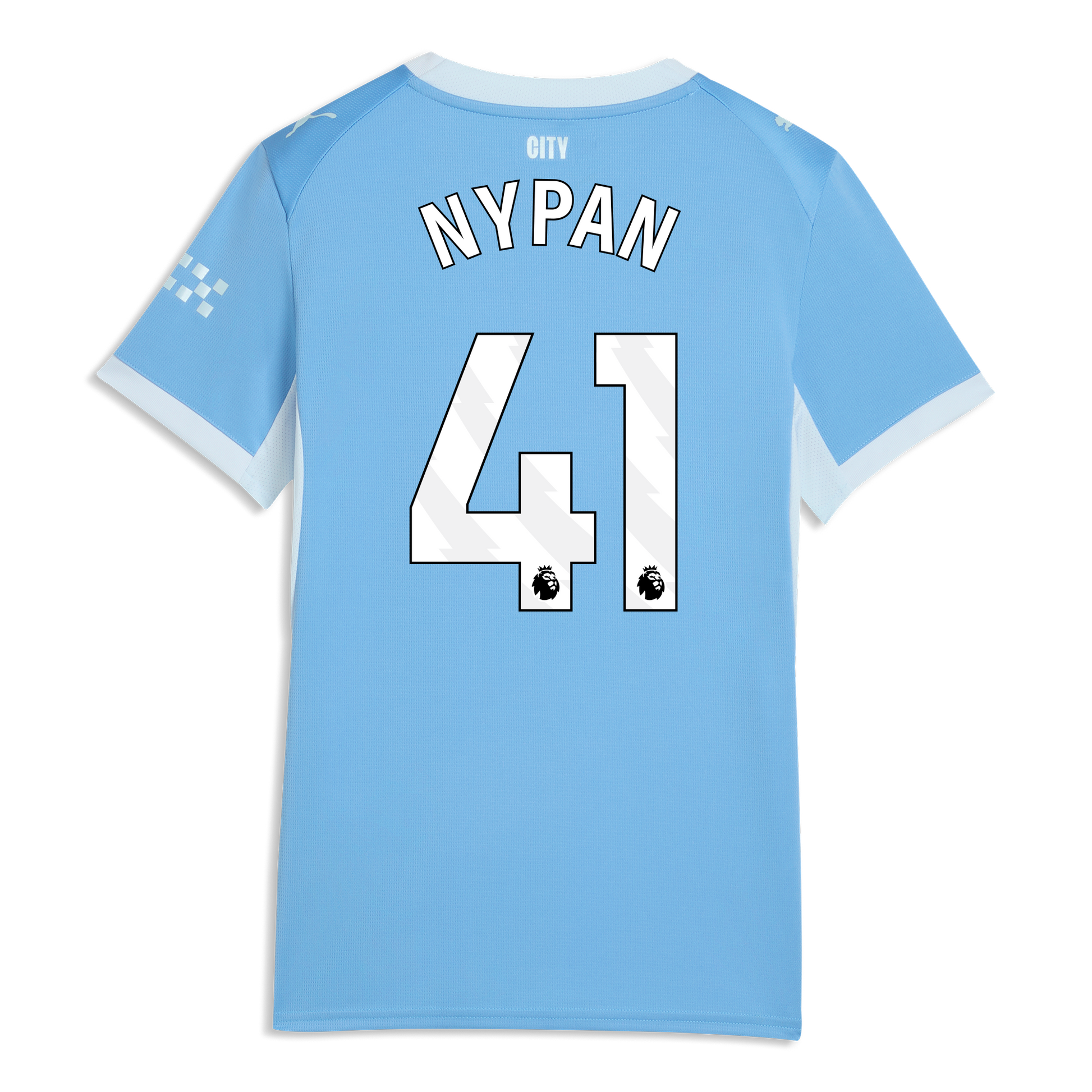 Women's Manchester City Home Jersey 2026/27 With NYPAN 41 Printing - Team Light Blue-Icy Blue