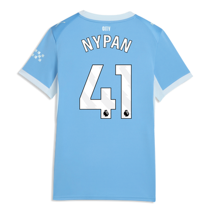 Women's Manchester City Home Jersey 2026/27 With NYPAN 41 Printing - Team Light Blue-Icy Blue