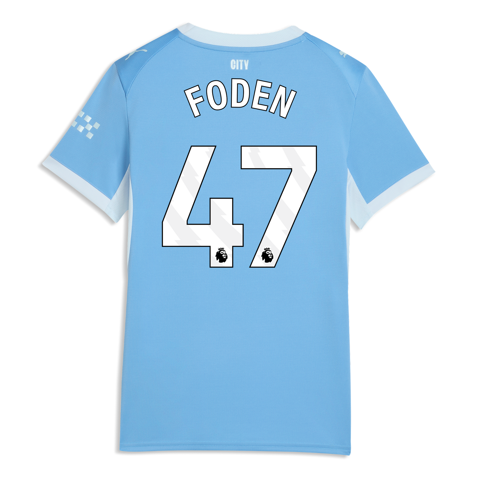 Women's Manchester City Home Jersey 2026/27 With FODEN 47 Printing - Team Light Blue-Icy Blue