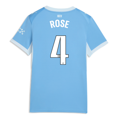 Women's Manchester City Home Jersey 2026/27 With ROSE 4 Printing