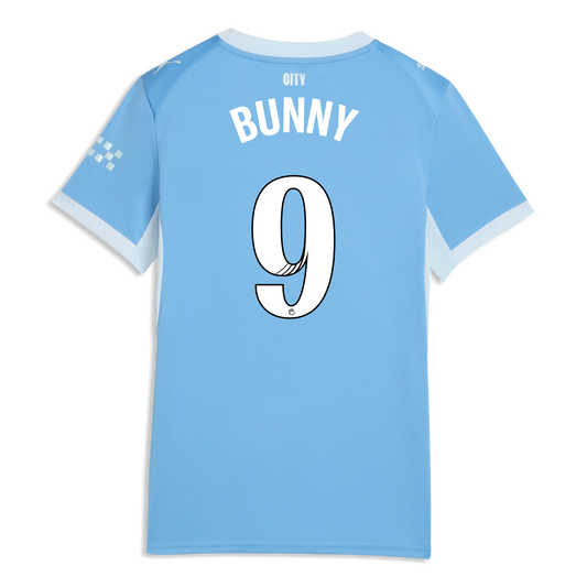 Women's Manchester City Home Jersey 2026/27 With BUNNY 9 Printing