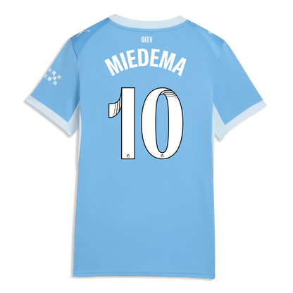 Women's Manchester City Home Jersey 2026/27 With MIEDEMA 10 Printing