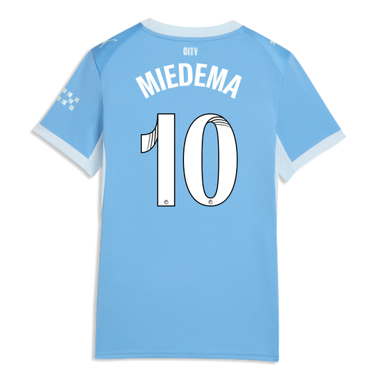 Women's Manchester City Home Jersey 2026/27 With MIEDEMA 10 Printing