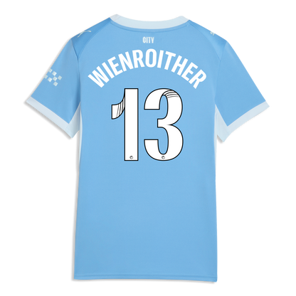 Women's Manchester City Home Jersey 2026/27 With WIENROITHER 13 Printing