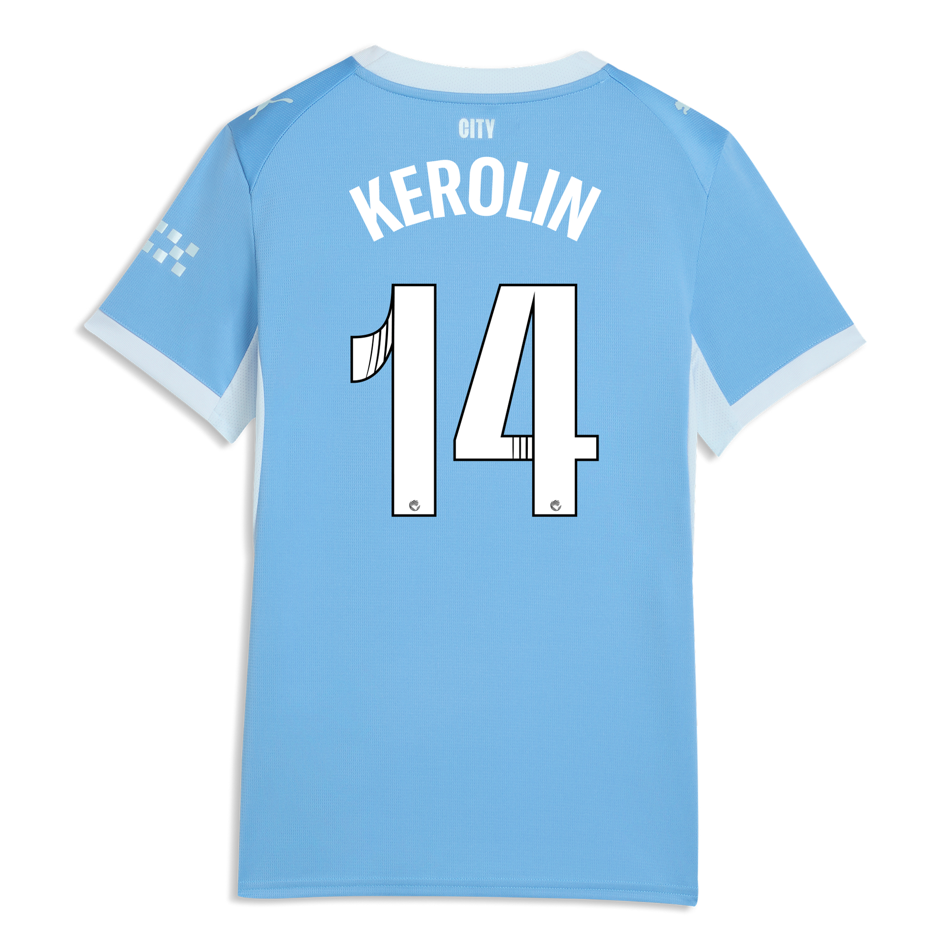 Women's Manchester City Home Jersey 2026/27 With KEROLIN 14 Printing