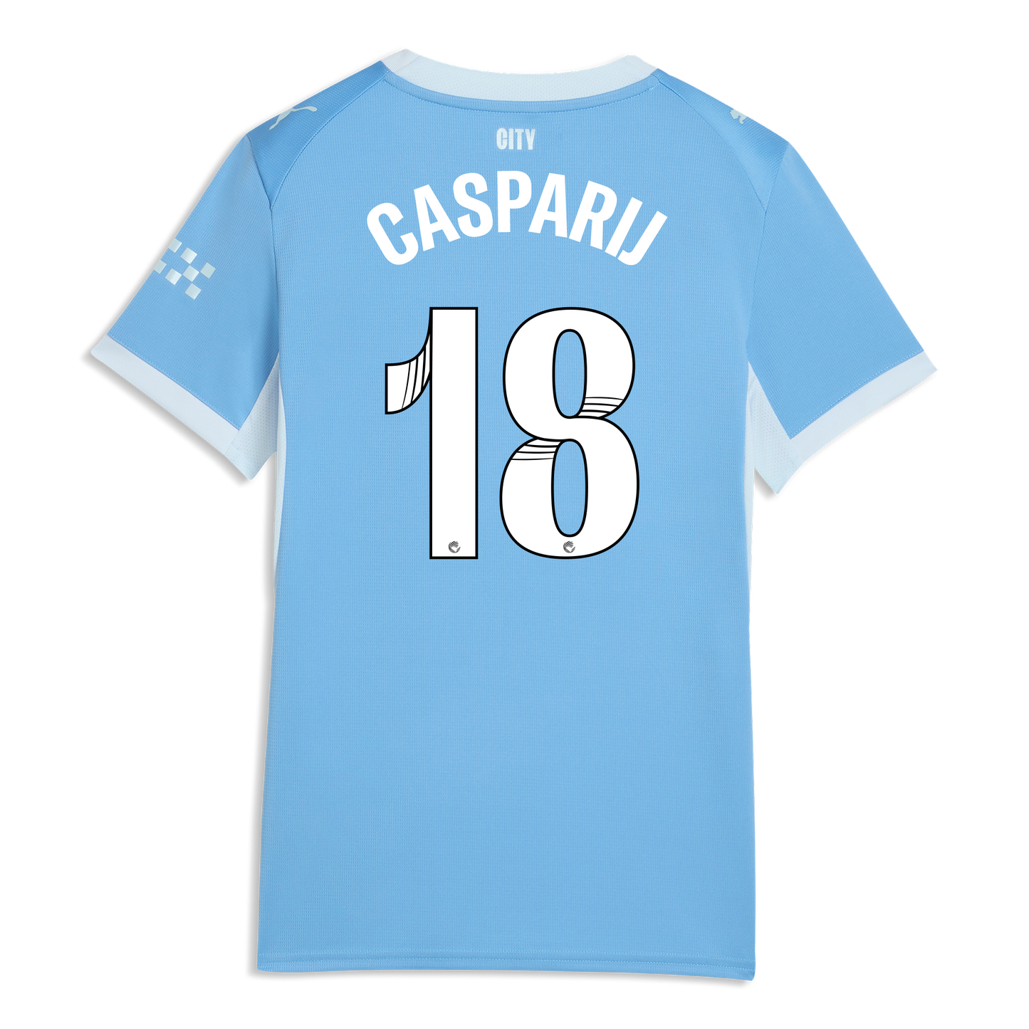 Women's Manchester City Home Jersey 2026/27 With CASPARIJ 18 Printing